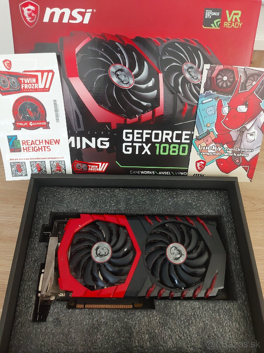 NVIDIA GEFORCE GTX 1080 8GB MSI GAMING
