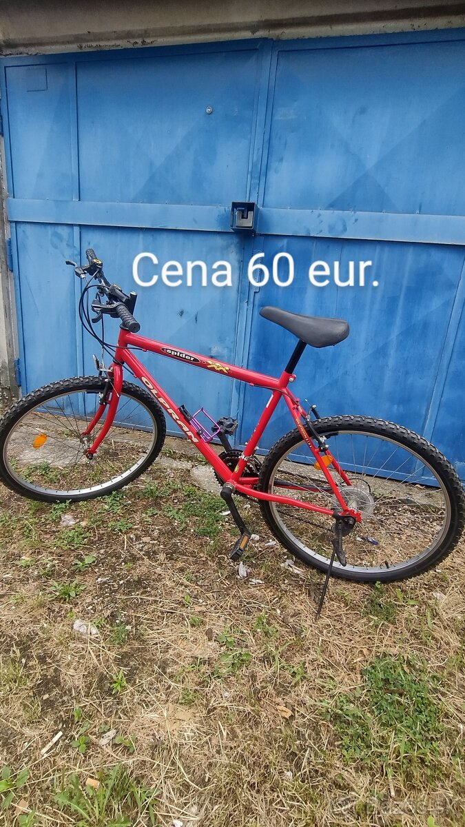 Predám horský bicykel viď foto cena 60 eur.
