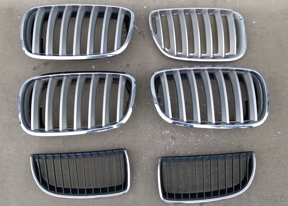 Ladvinky, mriežky BMW X5, BMW 3