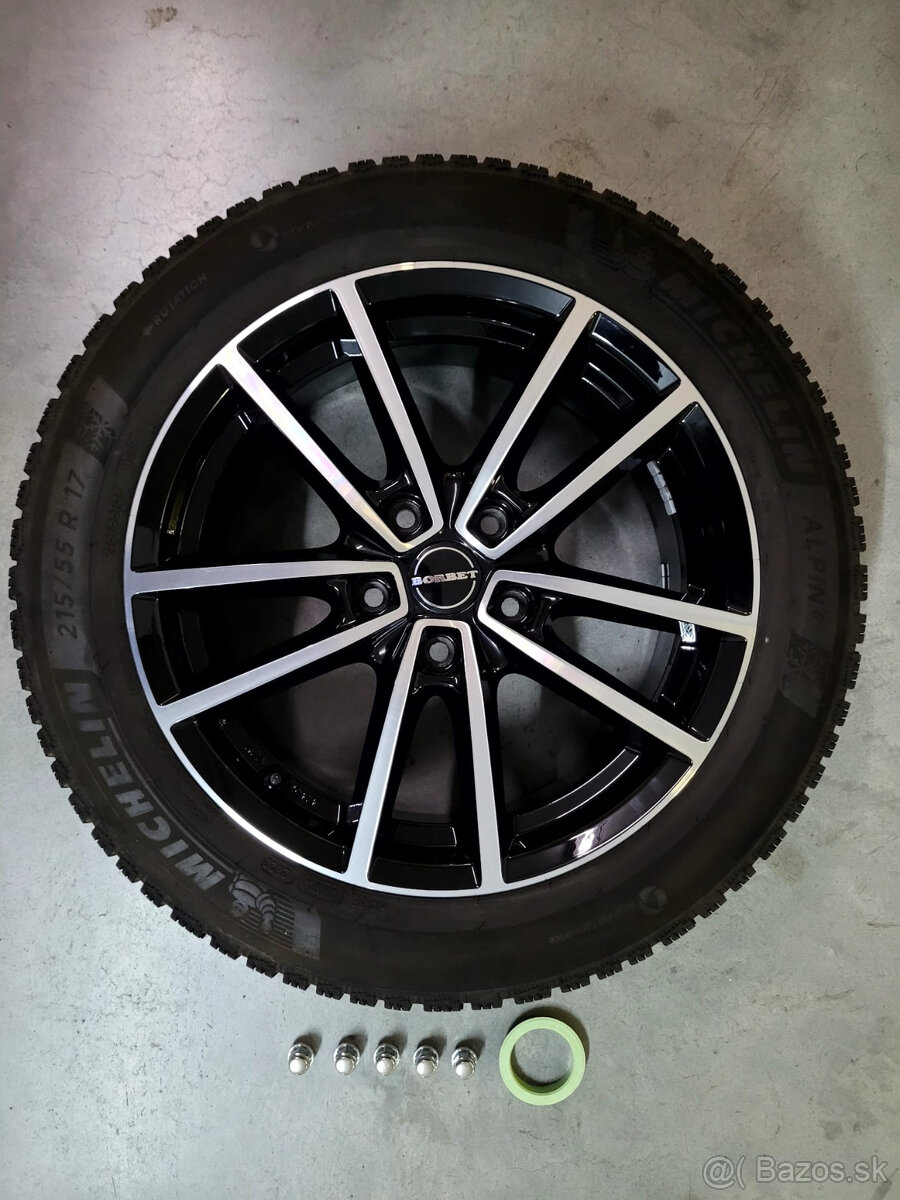 Zimné komplety Yaris Cross 215/55 R17 Michelin + TPMS
