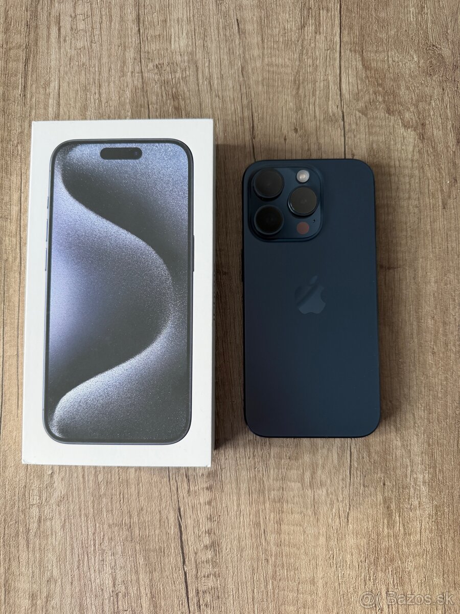 Predam iPhone 15pro , blue titanium ,256 GB