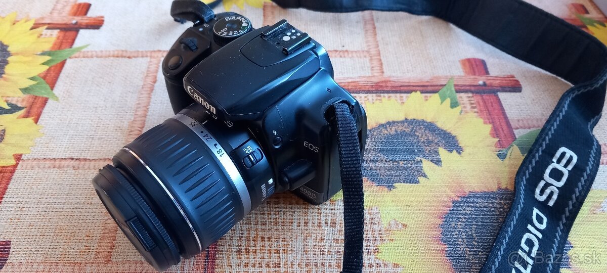 Canon EOS 400D + objektív EF-S 18-55