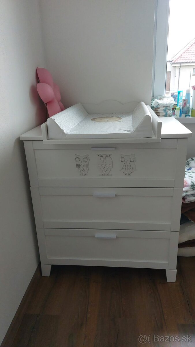 prebaľovacia komoda