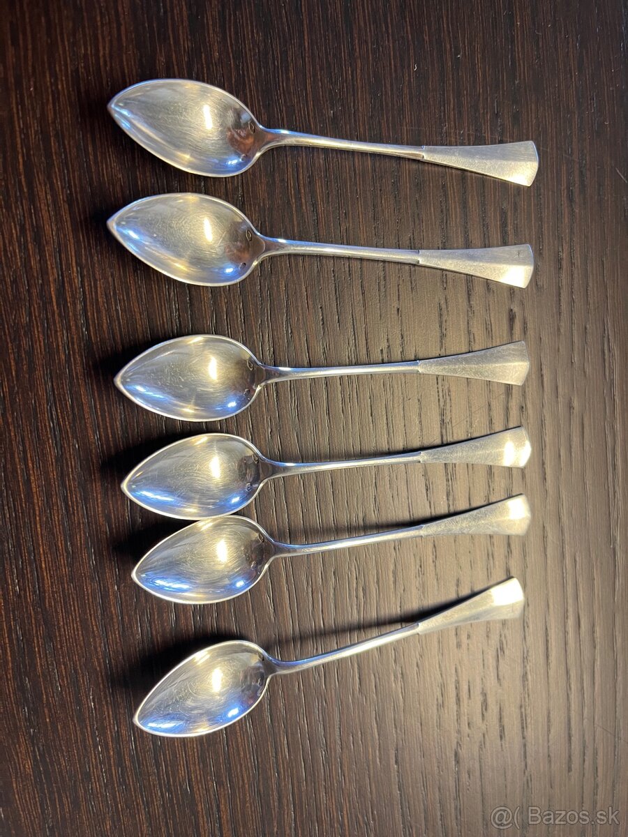Starožitné strieborné lyžičky