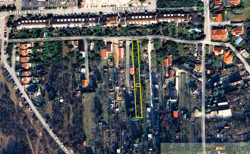 Veľká záhrada 1120 m2 v osade Pod srdcom, Devínska Nová Ve