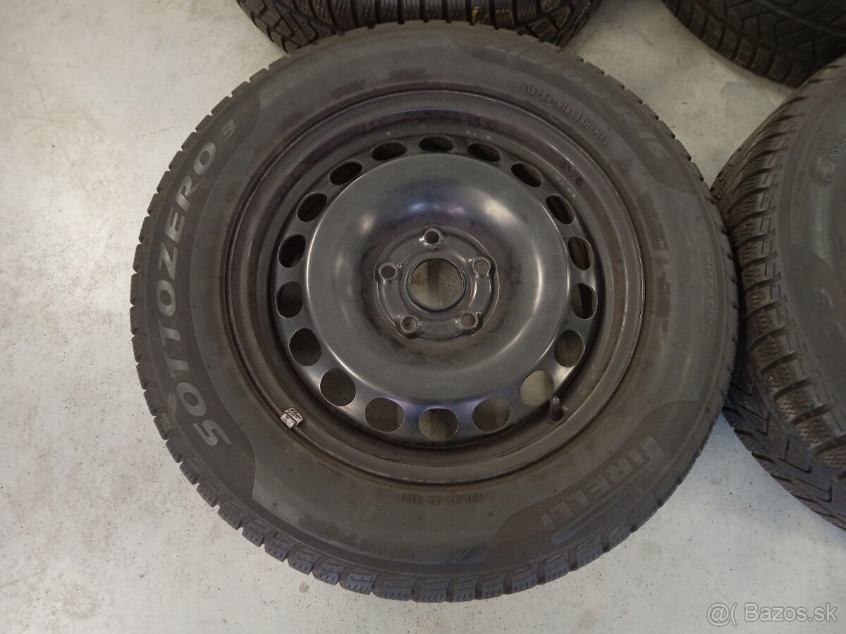 4ks zimne kolesa 5x112 R16 6,5J ET41 SUPERB PASSAT