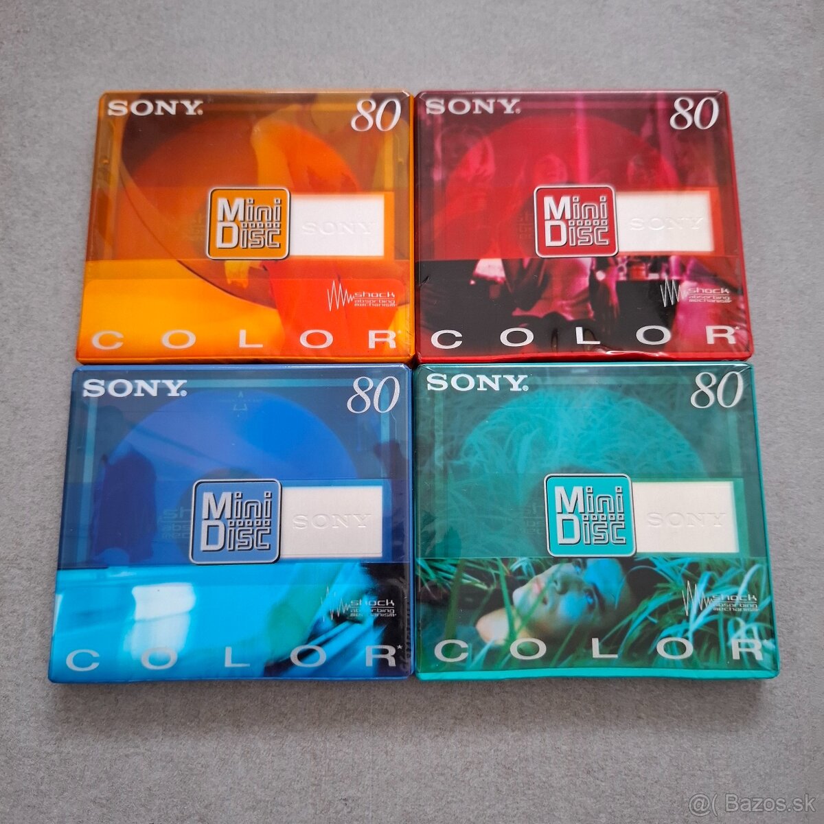 Sony MD80 MiniDisc – 4 ks (predaj iba ako celok)