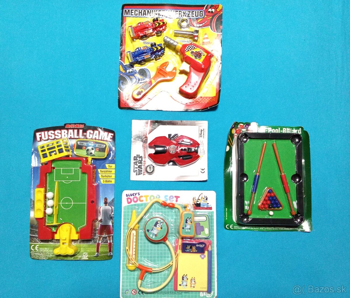 Originálne hračky po 2,90 euro kus