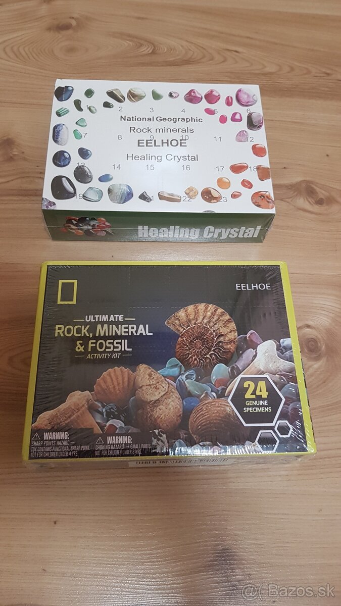 Adventné kalendáre s minerálmi a kryštálmi