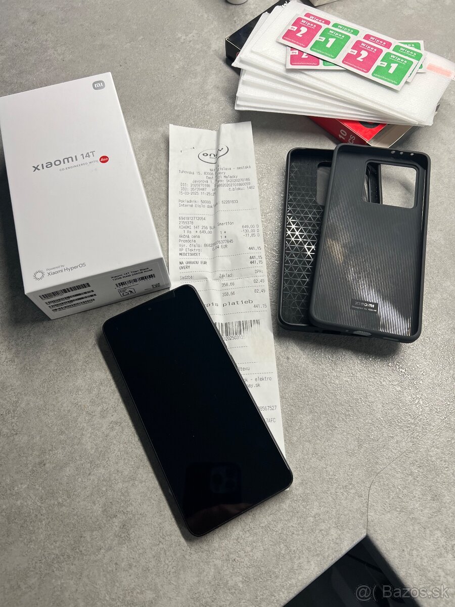 Predám Xiaomi 14T Titan Black 12/256