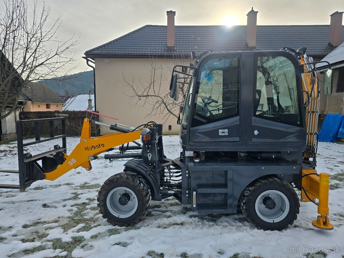 🚜 Predám Nový Kubota RLD35 Bager-Nakladač (Backhoe Loader)