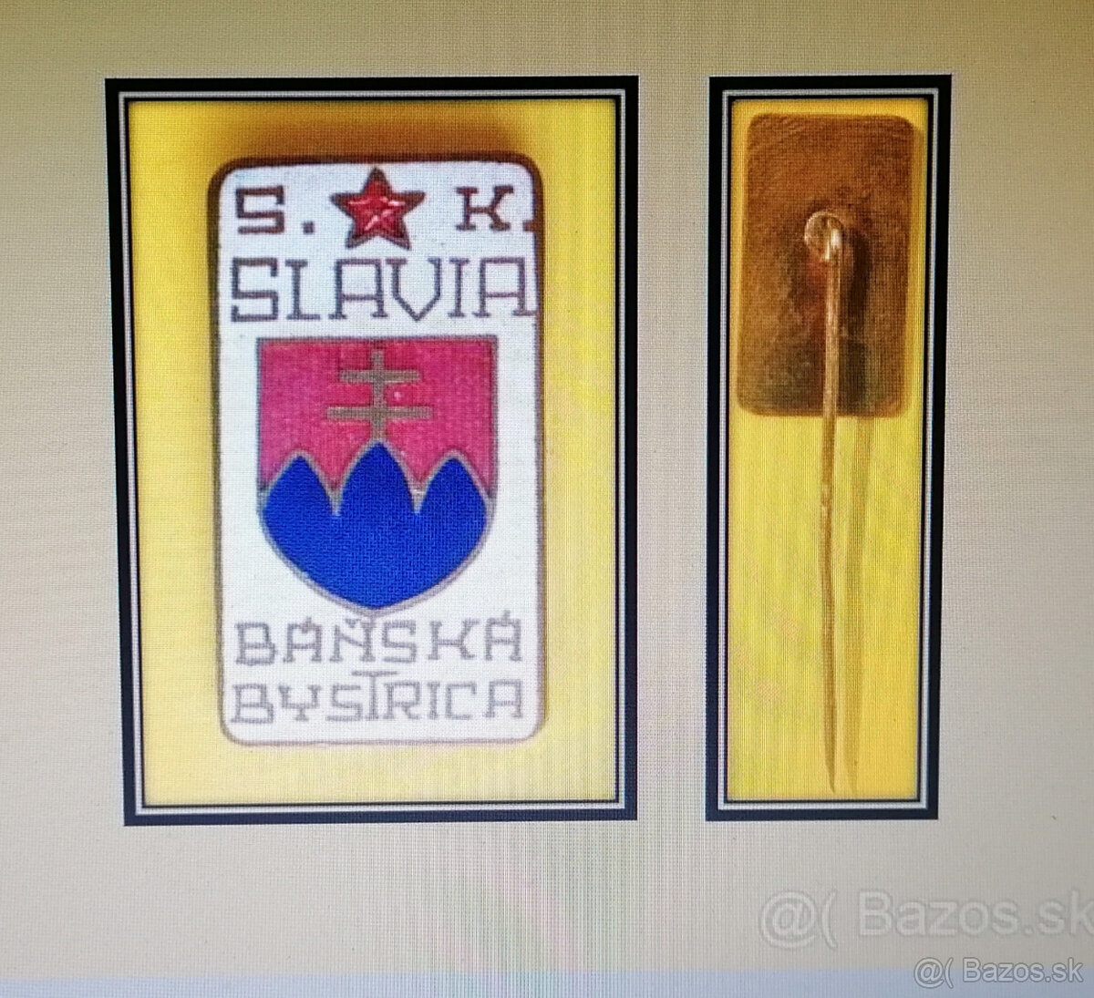 Odznak, odznaky- Slovenský štát. Staré športové odznaky.