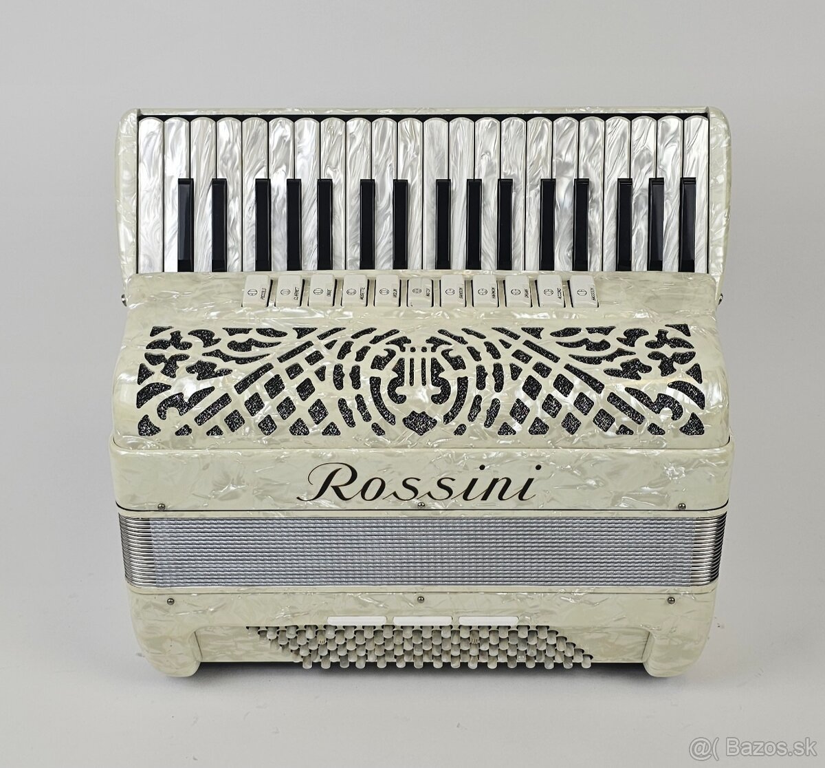 Taliansky akordeon harmonika Rossini 96 bas 4 hlas TOP