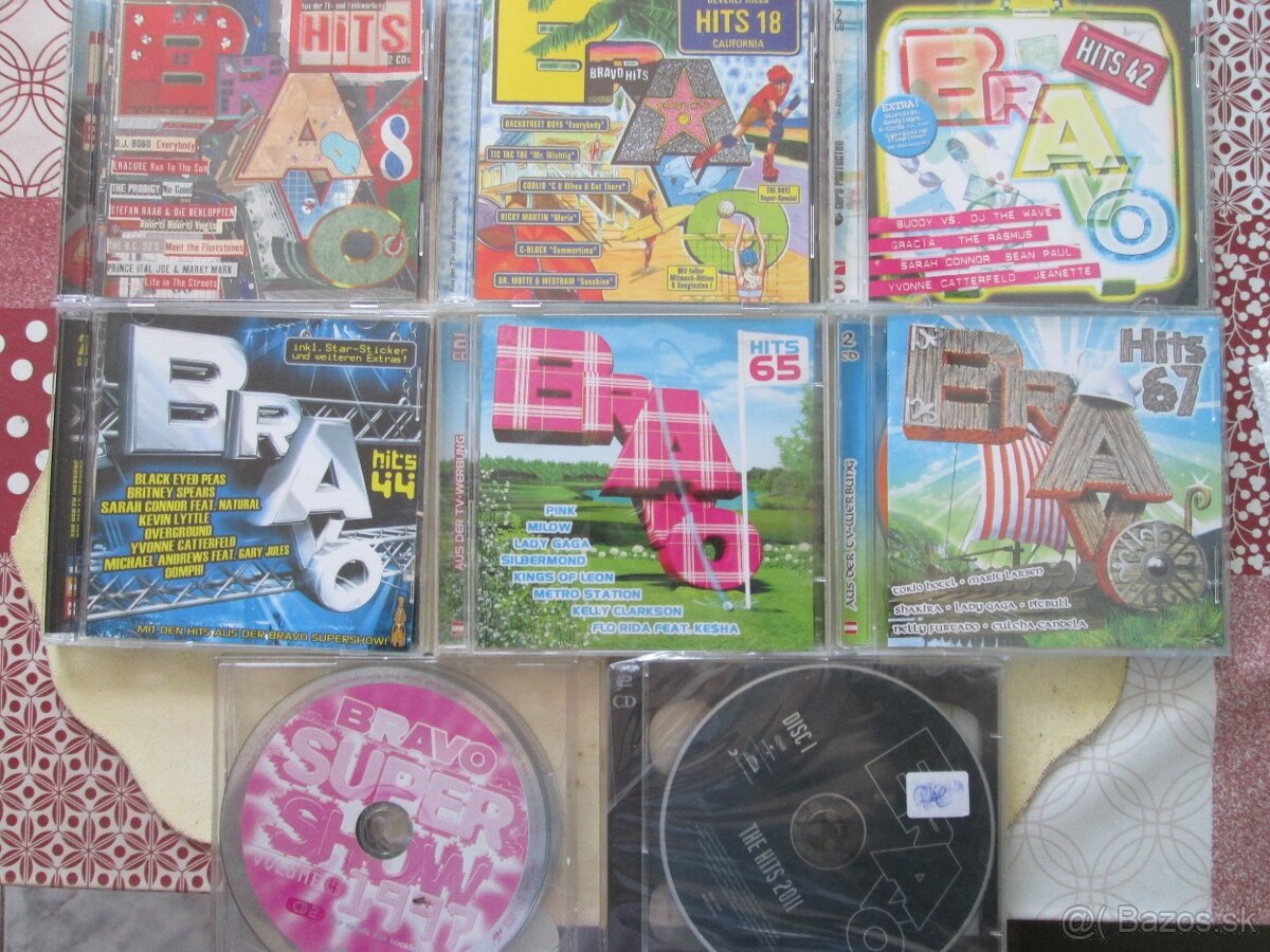bravo hits vol. 8,18,42,44,65,67 + bravo the hits 2011.
