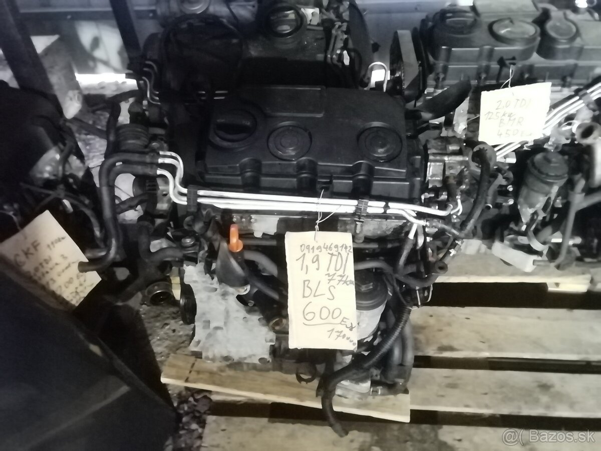 Motor 1,9 tdi 77 kW BLS volkswagen group