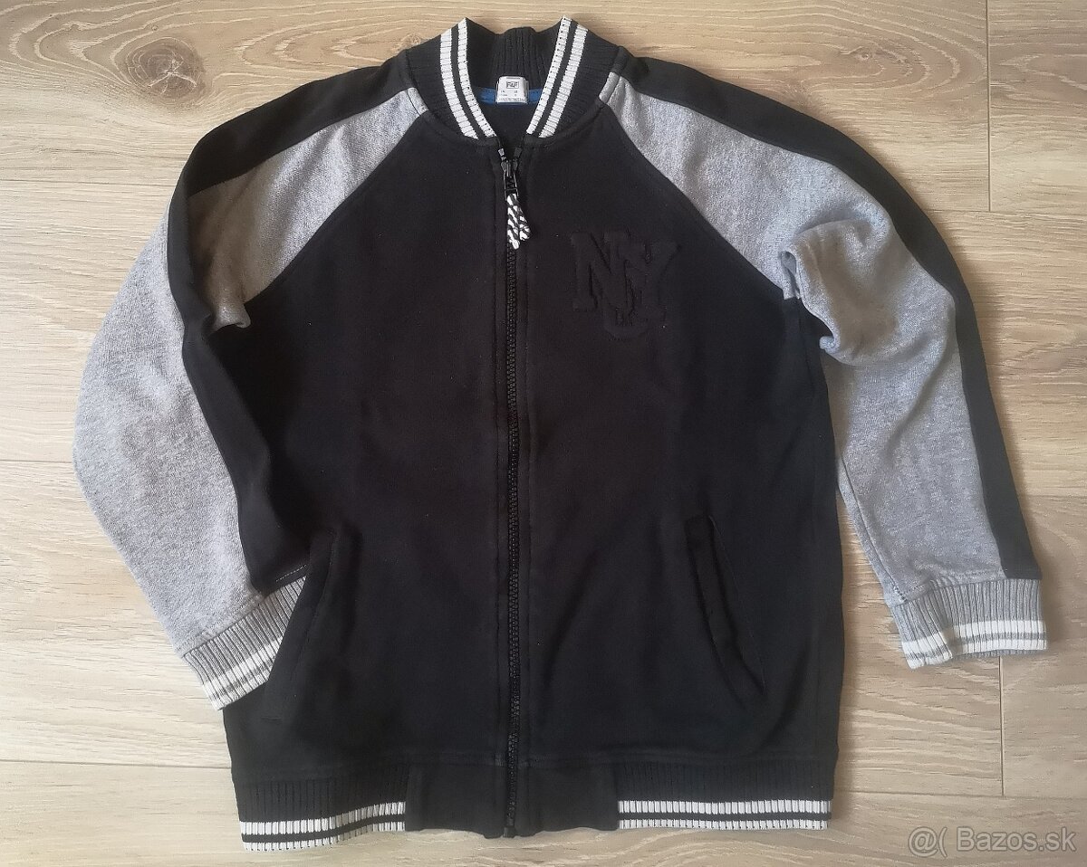 Mikina na zips, veľ. 134