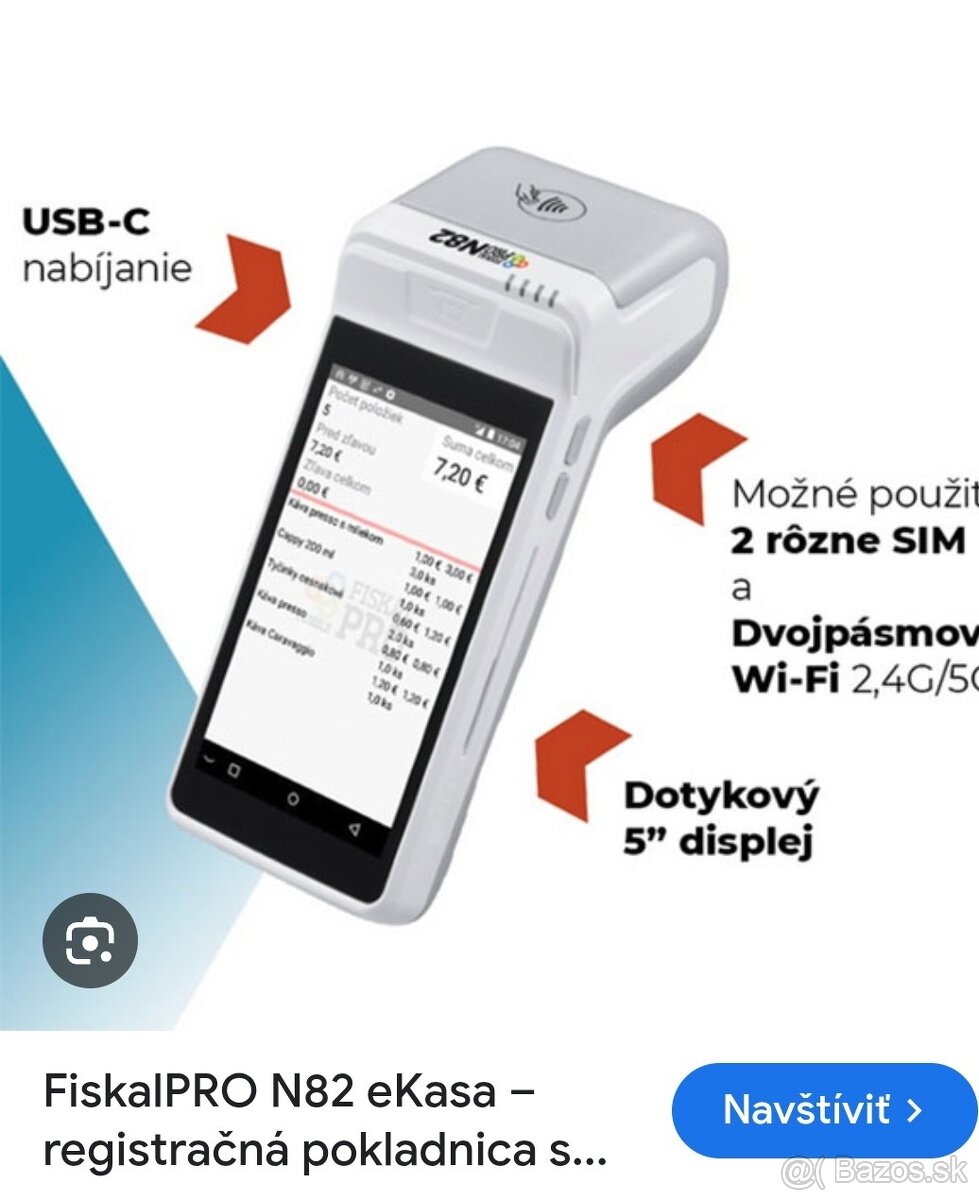 Pokladňa fiskalPRO N82
