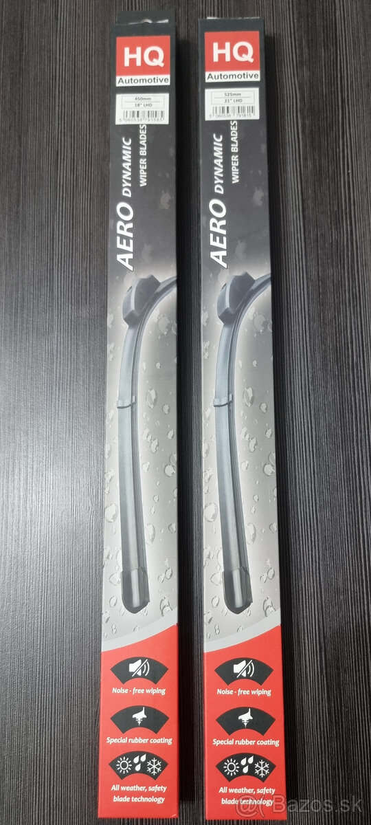 Stierače 450mm a 525mm
