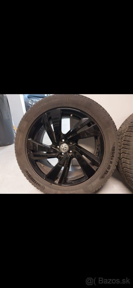 Original Volkswagen Touareg 20 zimná sada – ako nová, s TPMS