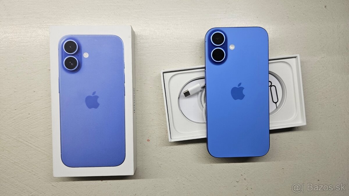 Apple iPhone 16 modrý 128GB - aj vymením