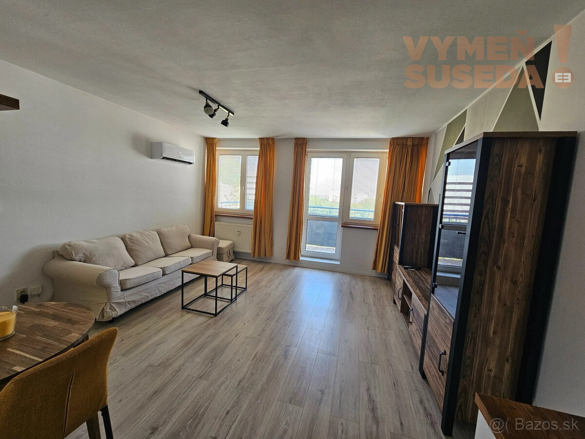 VYMEŇ SUSEDA – VÝNIMOČNÝ 2 IZB. ZARIADENÝ BYT S BALKÓNOM, P