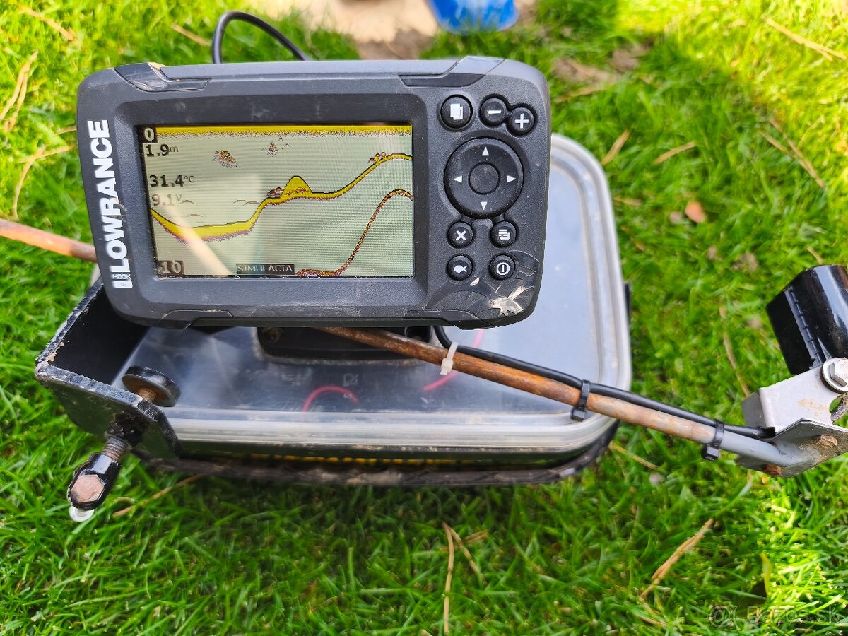 KolibriK-240T+sonar Lowrance hook4x