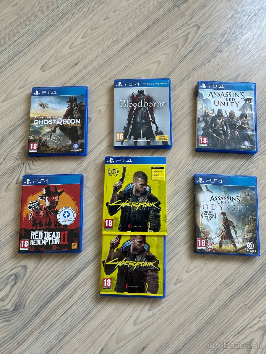 Predám hry na PS4 - Všetko spolu