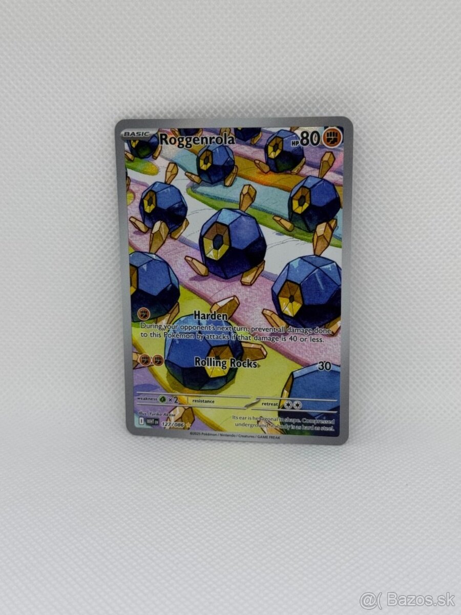 Pokémon karta Roggenrola 127/086 – NM – ORIGINÁL