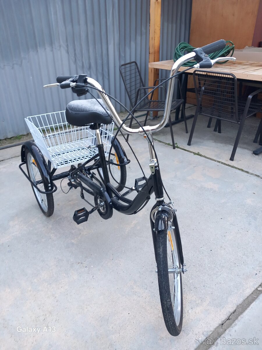 Bicykel trojkolka pre seniorov