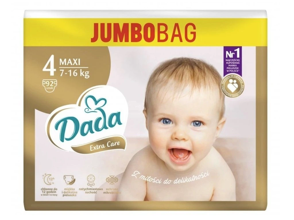Dada plienky jumbobag 92 kusov veľkosť 4