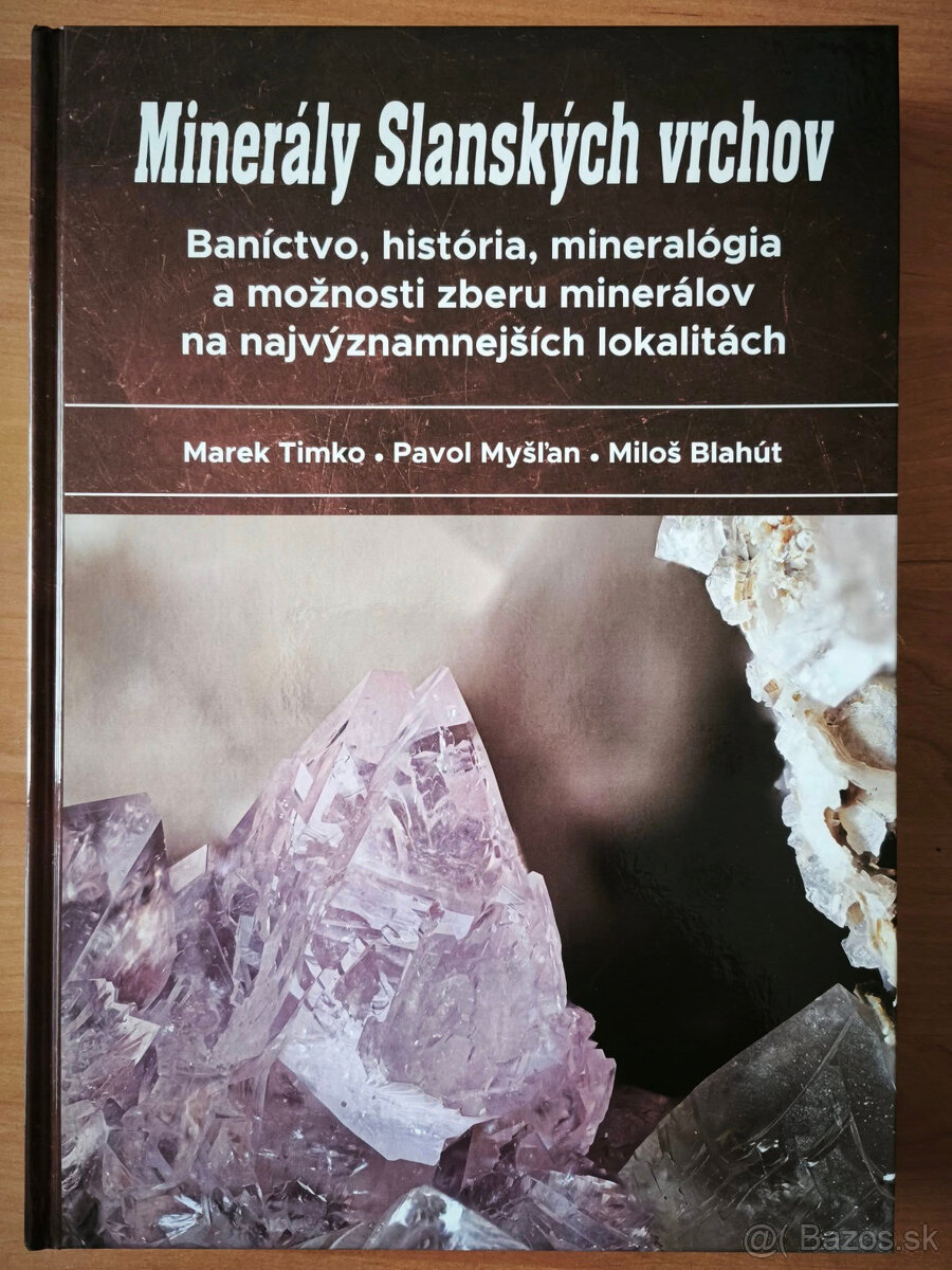 Kniha Minerály Slanských vrchov