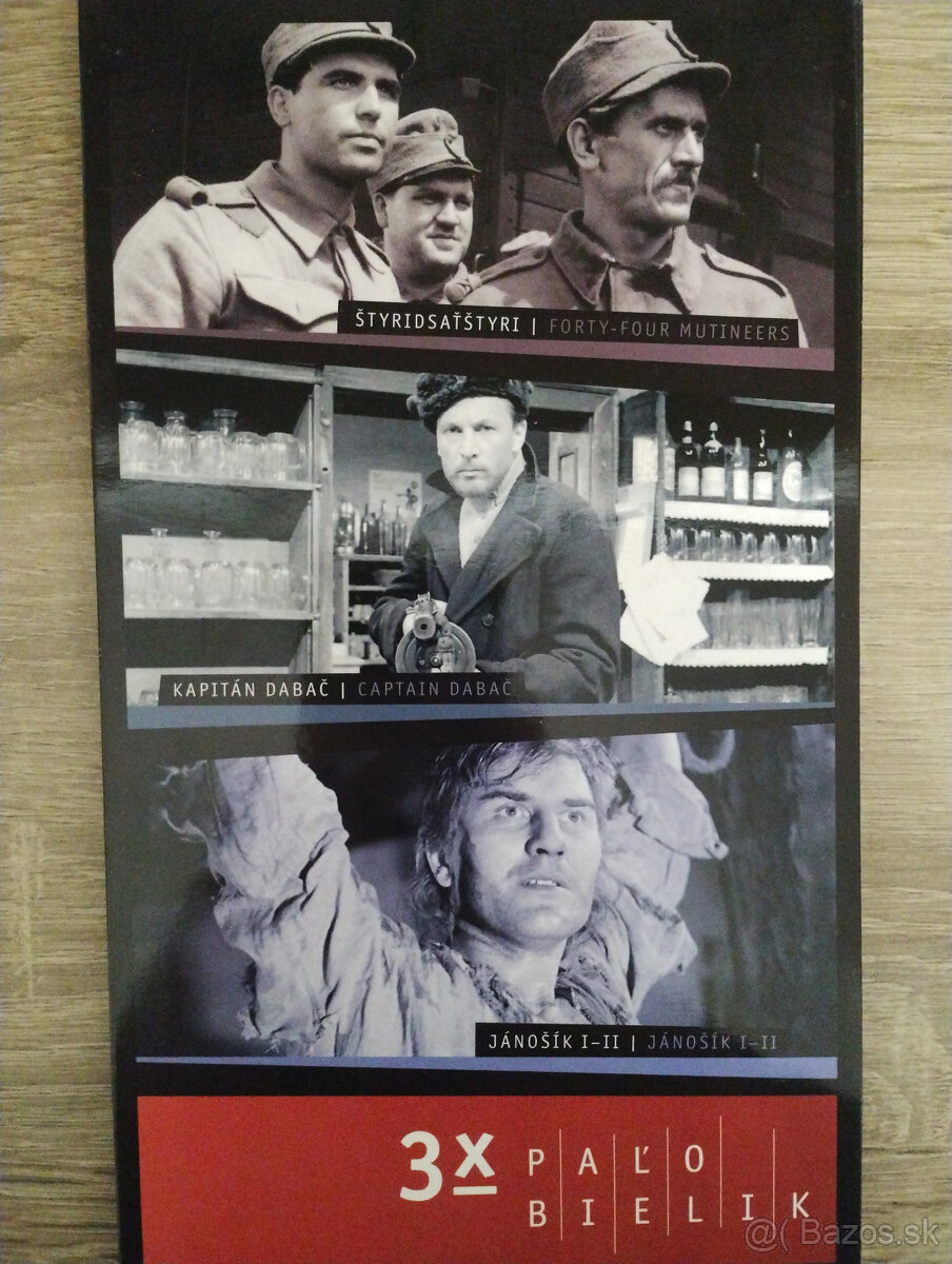 DVD kolekciu filmov 3x Paľo Bielik
