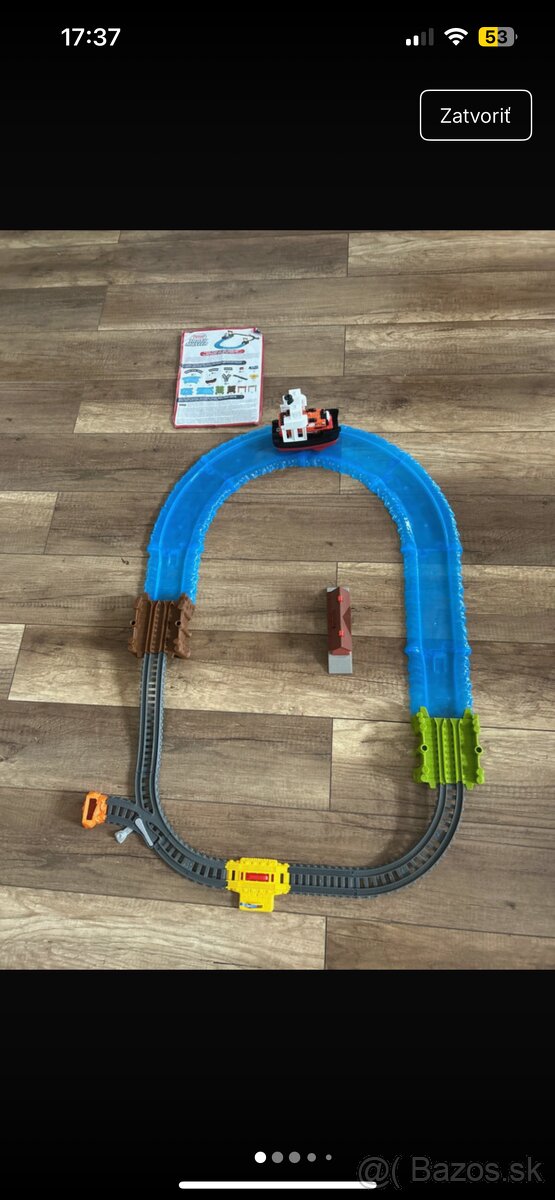 Draha s lodkou + motorizovany vlacik Nia