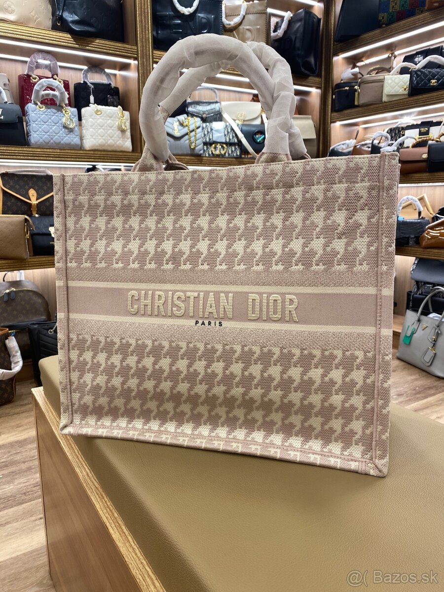 Christian Dior book tote bag
