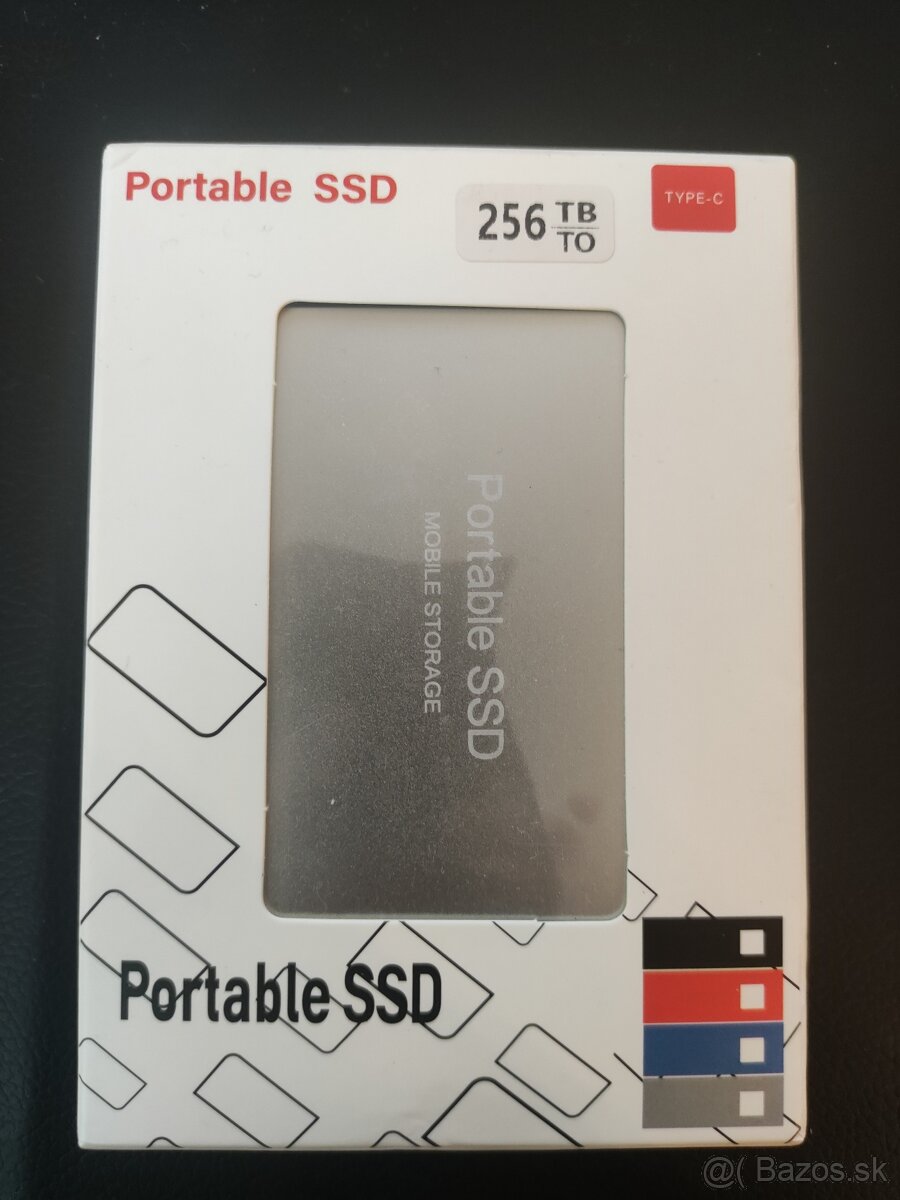 Externy disk - portable SSD 256 TB exFAT