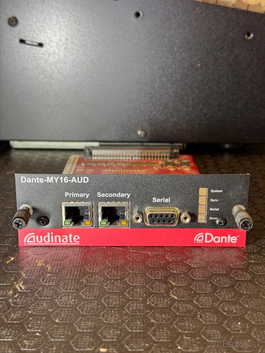 DANTE MY16 AUD  AUDINATE KARTA pre YAMAHA Digitálny MIX