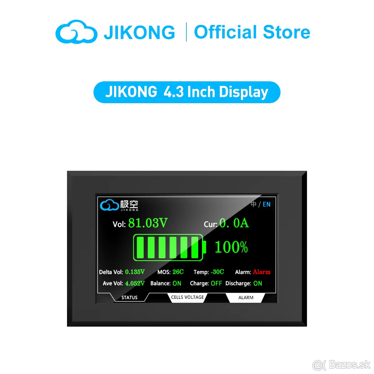 JK Display LCD 4.3 LCD dotykovy