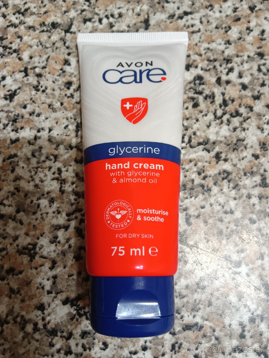 Krém na ruky s glycerínom a mandľovým olejom