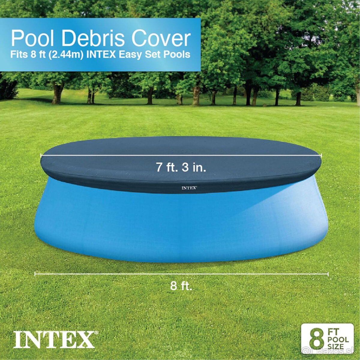 Bazénový kryt / plachta "Intex 28020" na okrúhly bazén