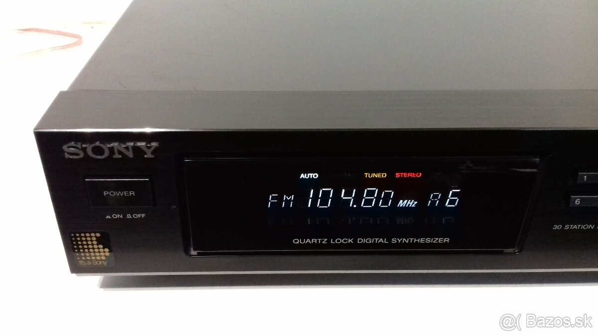 Tuner SONY ST-S117 vyborny zvuk, jasny display, vyroba JAPAN