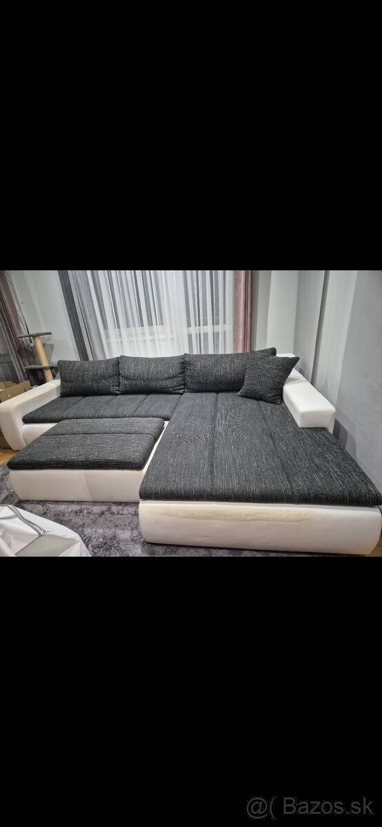 Sedacia suprava tvar L plus Taburet