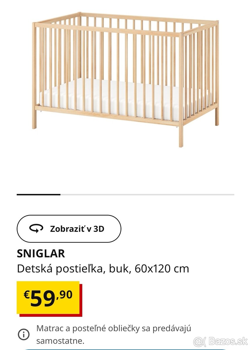 Detská postieľka
