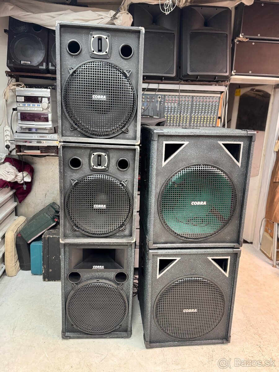 Reproduktory / repro skrine/ mix pult/ power mix