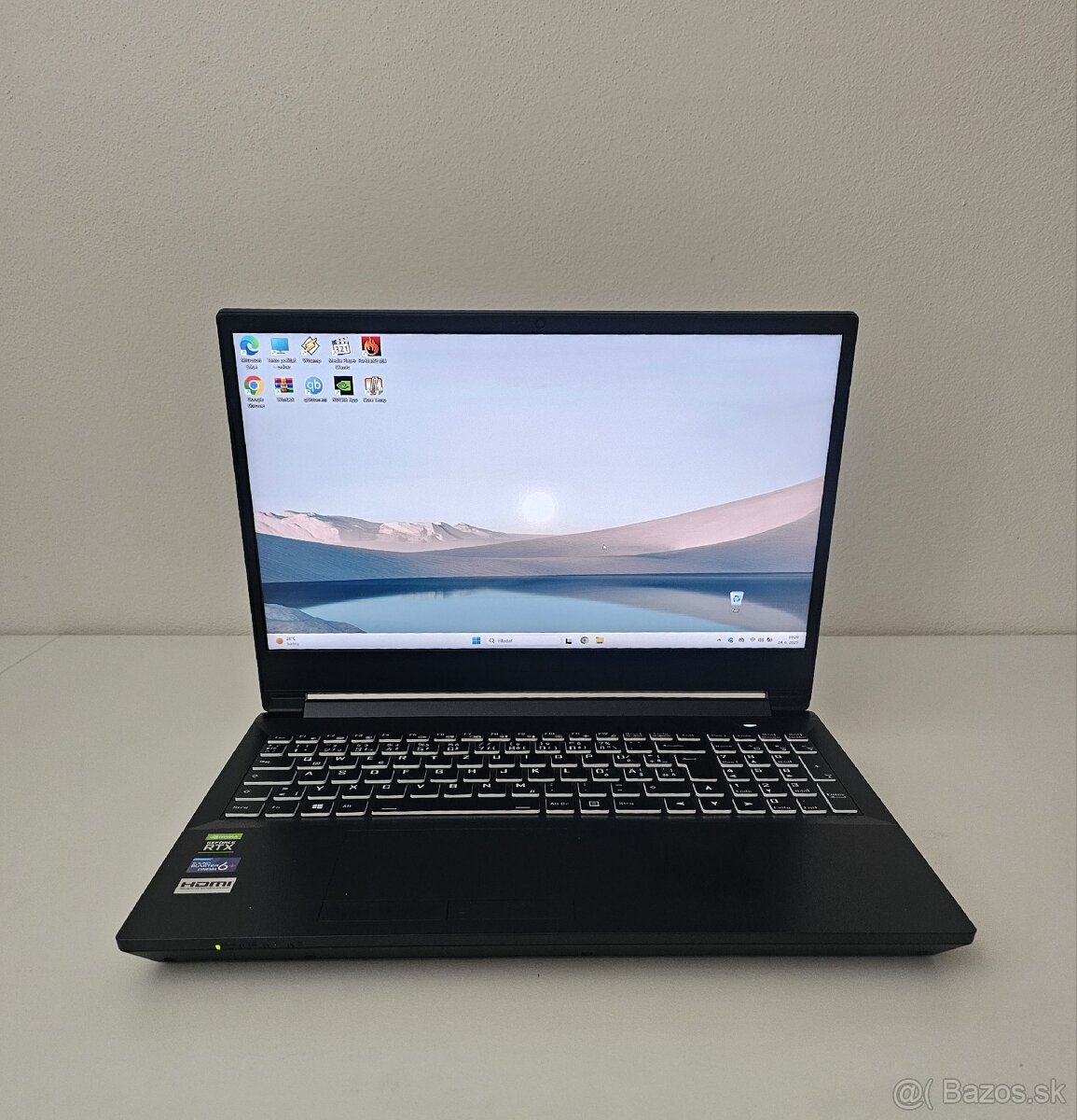 Herný notebook Lenovo Ryzen 5800 RTX 3060 RAM 16 GB 165 HZ