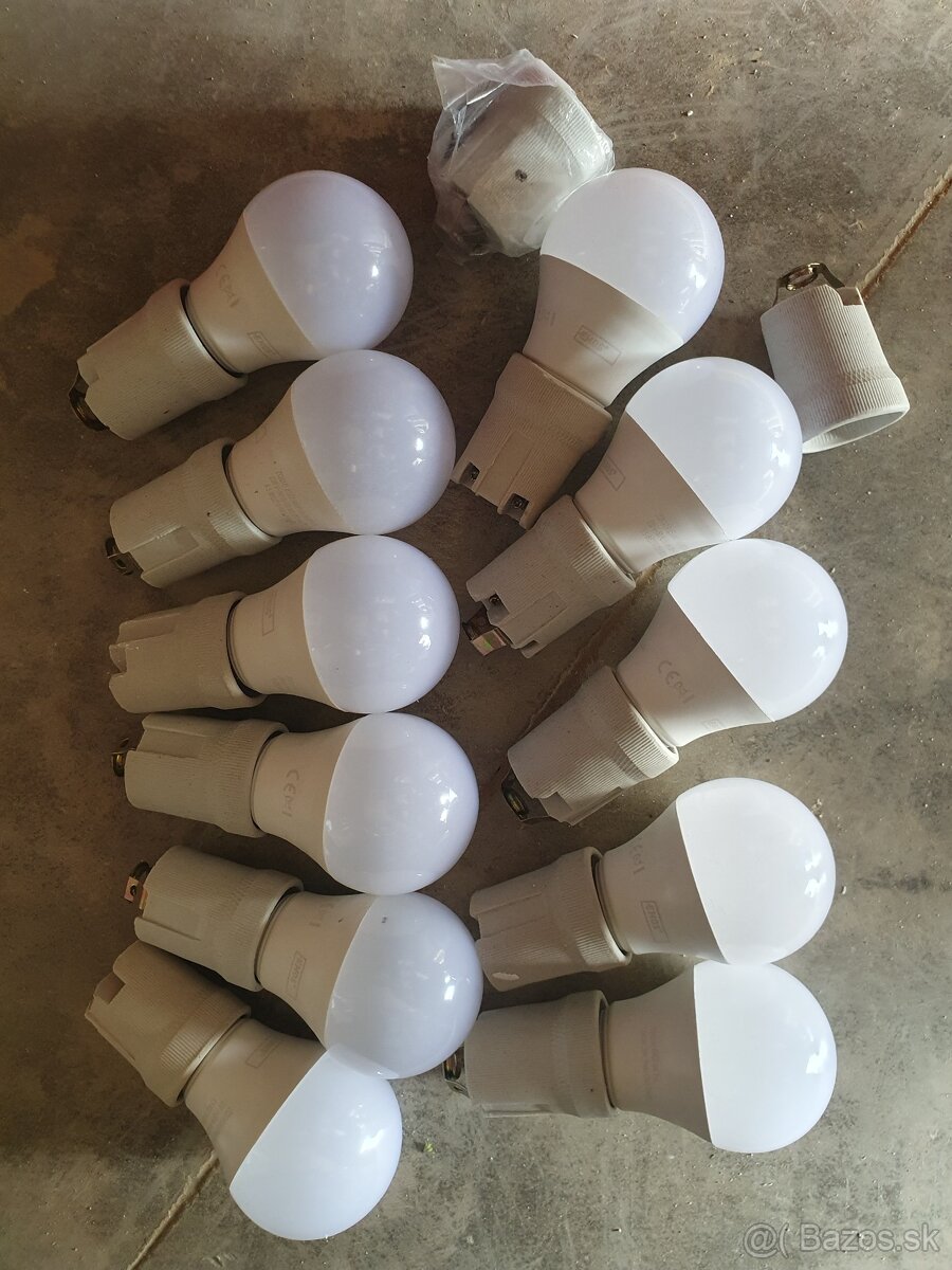 LED žiarovky + E14 objimka