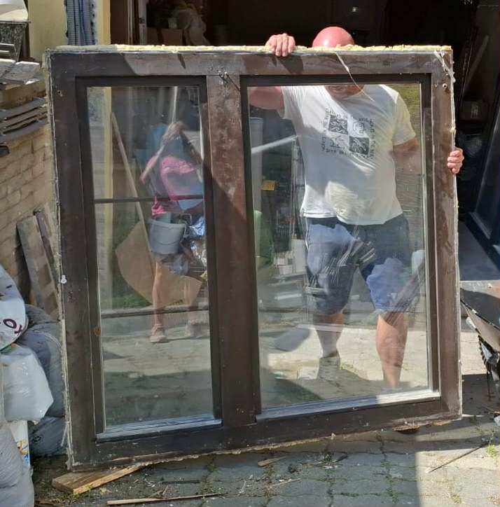 Drevené eurookno, dvojsklo