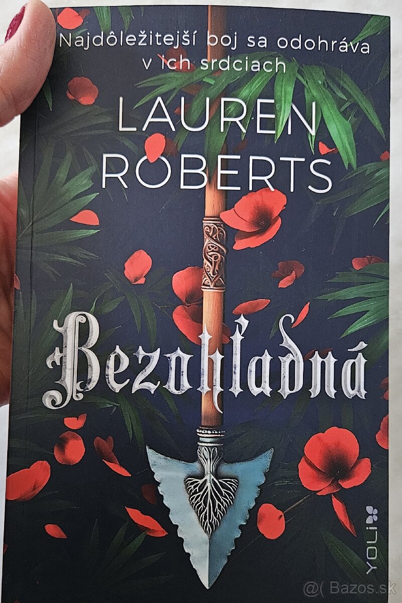 Kniha "Bezohľadná" s orieskou