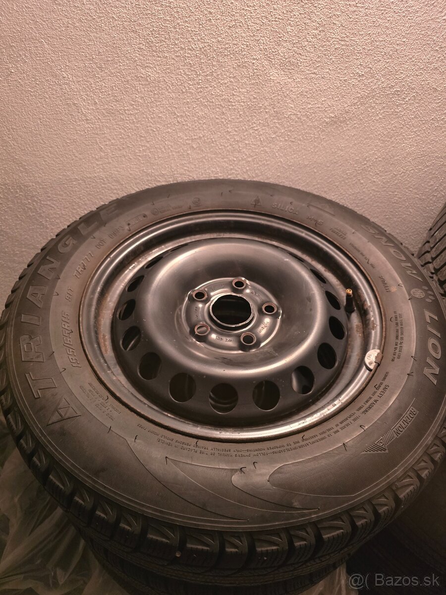 195/65 r15 zimne pneu + disky gratis r15