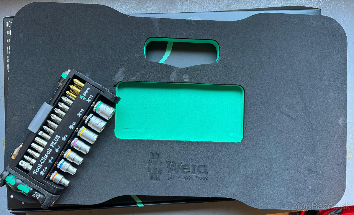 Wera náradie 1/4" Tool-Check Plus + podložka pod kolená Wer