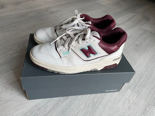 NB burgundy BB550WBG